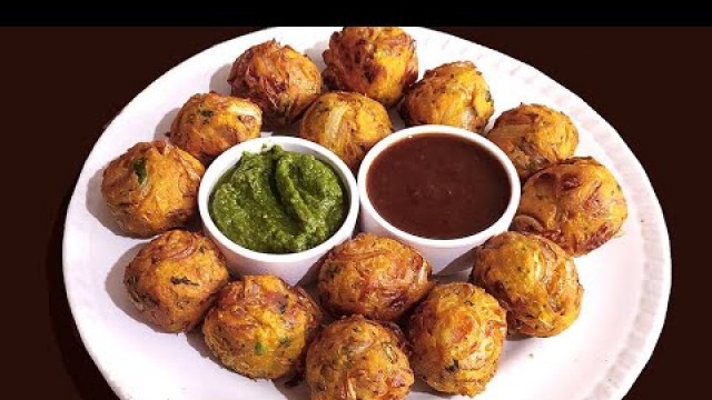 'Onion Bonda Recipe | 4K Food Video | Soft Tea Time Snack | Mysore Bonda'