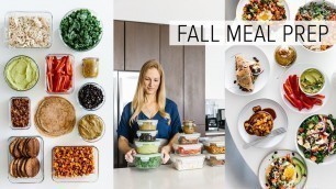 'MEAL PREP for FALL | healthy recipes + PDF guide'