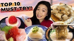 '10 Must-Try Japanese Food Experiences! | Must-Eat Dishes in Osaka & Tokyo (Virtual Japan Food Tour)'