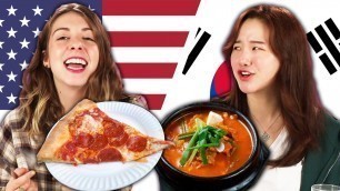 'Americans & Koreans Swap School Lunches'