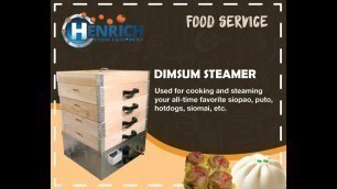 'TABLETOP ELECTRIC BAMBOO STEAMER - USED TO STEAM DIMSUM AND OTHER PRODUCTS'