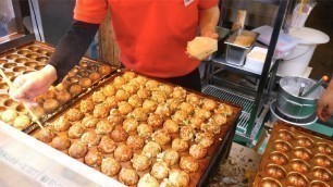 'Mouthwatering JAPANESE STREET FOOD- Kuromon Market, Osaka, JAPAN'