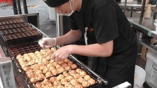 'Takoyaki - Street food in Osaka, Japan'