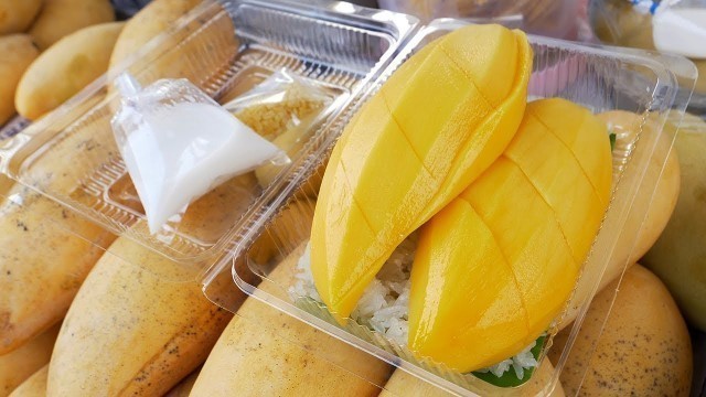 'Sweet Mango Sticky Rice | Thai Street Food'