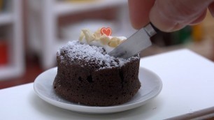 'MiniFood Gateau au Chocolat　食べれるミニチュア　ガトーショコラ'