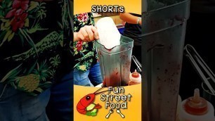 'Juice Smoothie Water Melon Healthy Smoothie with Yogurt Thailand Street Food'