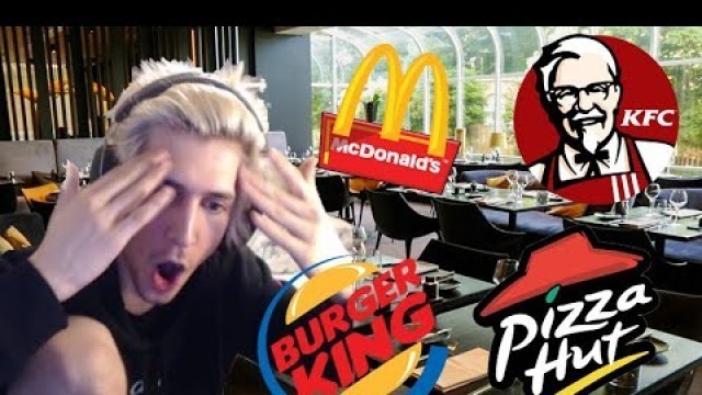 'xQc Tiers Fast Food Restaurants and E-sports Games | xQc OPINION OF FAST FOOD RESTAURANTS WITH CHAT'