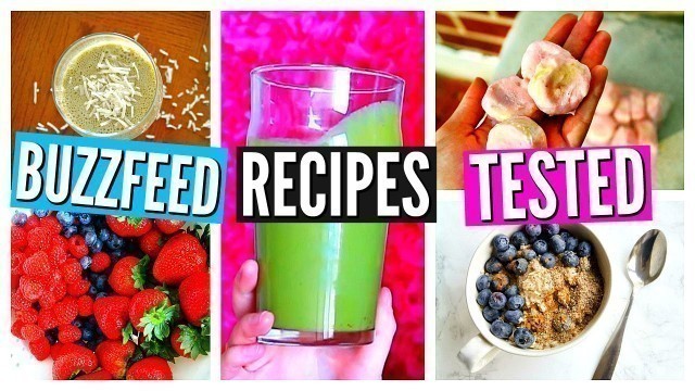 'BUZZFEED FOOD RECIPES TESTED: Healthy Breakfast Ideas'