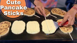 'PANCAKES ON A STICK, THAILAND STREET FOOD ❤️️'