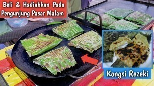 'Lempeng Pisang | Banana Pancake | Malaysian Street food | Night Market'