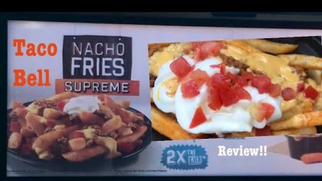 'TACO BELL NACHO FRIES: SUPREME FOOD REVIEW WITH HOT SAUCE!!!'