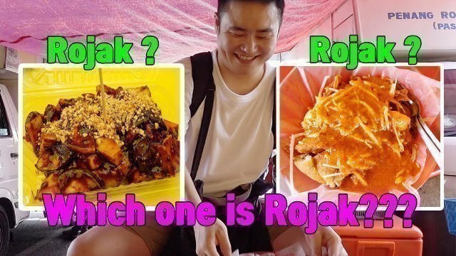 'Most Popular Dessert Cendol and Rojak Salad - Malaysia Street Food Tour'