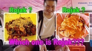 'Most Popular Dessert Cendol and Rojak Salad - Malaysia Street Food Tour'