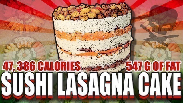 'Sushi Lasagna Cake - Epic Meal Time'