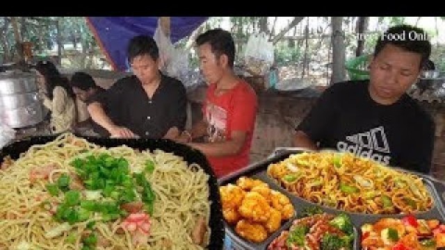 'Chinese Street Food | Noodles Rice Manchurian | Kolkata Street Food | Subba Fast Food Salt'