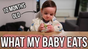 'WHAT MY 10 MONTH OLD BABY EATS IN A DAY! | BF + BLW + SPOON FEEDING | *realistic*'