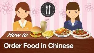 'How to Order Food at a Restaurant in Chinese | Real Chinese Conversations Practice'