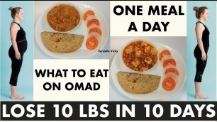 'HOW TO LOSE WEIGHT FAST 10Kg In 15 Days | OMAD Diet Plan | Vickypedia Diet Plan Hindi'