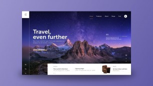 'UI Design Tutorial | Travel Website Design in Adobe XD | WebDesignGeek'