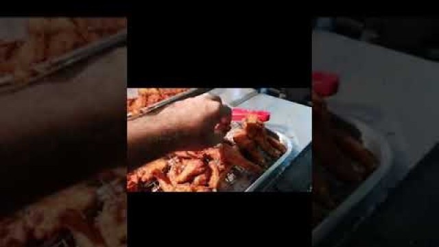 'Thai fried chicken street food of Bangkok / shorts /YouTube Shorts'