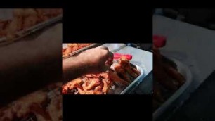 'Thai fried chicken street food of Bangkok / shorts /YouTube Shorts'