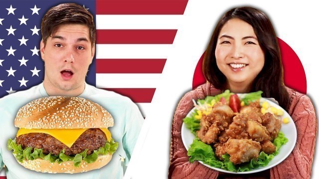 'American & Japanese People Swap School Lunches'