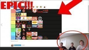 'COMEDYHOUR FAST FOOD TIER LIST [EPIC]'