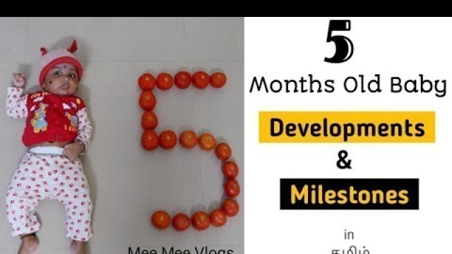 '5 Months Old Baby Developments and Milestones in tamil 