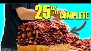 '1000 BACON STRIP Sandwich - Epic Meal Time'