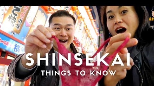 'WEIRD THINGS YOU MUST KNOW ABOUT SHINSEKAI Osaka + How to Eat KUSHIKATSU'