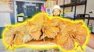 'Street Food in Malaysia - GIANT ALIEN Lobster (SPICY!) + Incredible BBQ Street Food ROAD TRIP!!!'