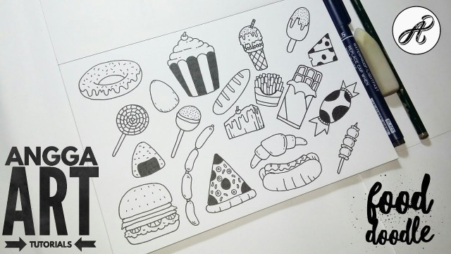 'Angga Art Tutorials: Food Doodle'