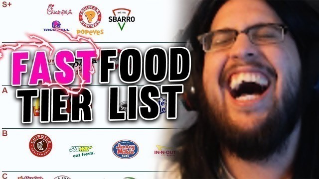 'Imaqtpie - LEAGUE OF LEGENDS FAST FOOD TIER LIST'