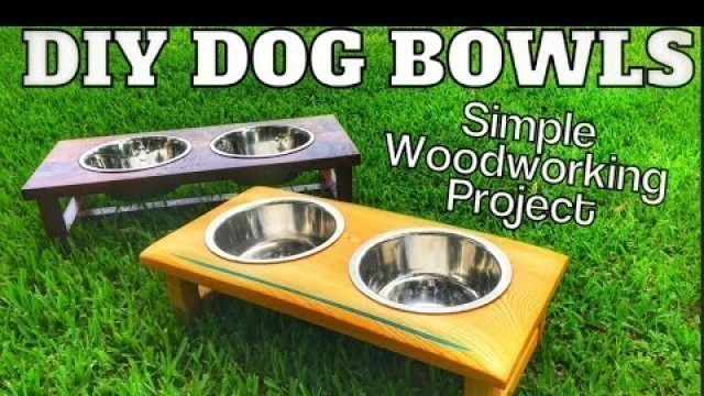 'How To Make A Wooden Dog Food Feeder | Easy Woodworking Project'