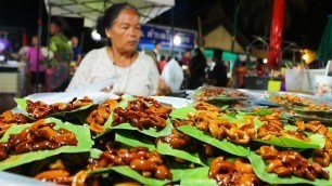 'THAI STREET FOOD and NIGHT MARKET TOUR: NAKHON SI THAMMARAT THAILAND นครศรีธรรมราช'