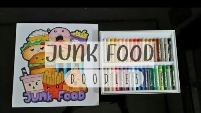 'LET\'S DRAW JUNK FOOD DOODLES | MENGGAMBAR DOODLE TEMA JUNK FOOD'