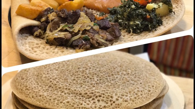 'Authentic Ethiopian Injera | Cooking With Mali'