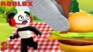 'GIANT FOOD OBBY IN ROBLOX! Escape the Picnic Obby ! Let\'s Play Roblox with Combo Panda'