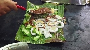 'Ikan Bakar | Sambal Stingray and Sotong | Johor Bahru | Malaysian Street Food'