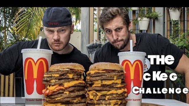 'The McKEG Food Challenge! 9 Layer Quarter Pounder Burger'