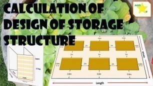 'Calculation of Designing Foodgrains Storage Structures #agri.enginering/AgristarG'