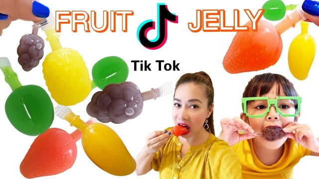 'Trying TikTok Fruit Jelly Challenge | Tasty Food Smack Down!'