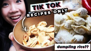 'I Only Ate TikTok Recipes For 24 Hours'