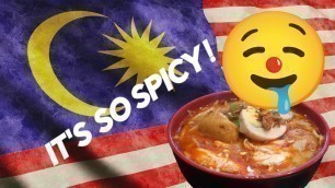 'Americans react to Malaysia Street Food while eating Spicy Malaysian food'