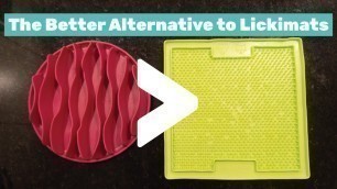 'The Better Alternative to Lickimats | Food Puzzle Reviews | Fun Feeder Mat Dog Food Puzzle Review'