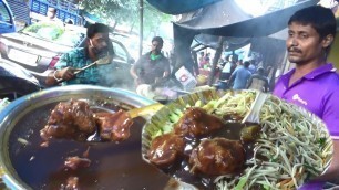 'It\'s a Chinese Lunch Time in Kolkata | Veg Noodles with Chili Chicken @ 40 rs plate'