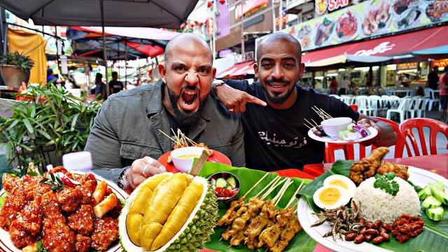 'تحدي اكل الشوارع في ماليزيا Malaysian Street Food 