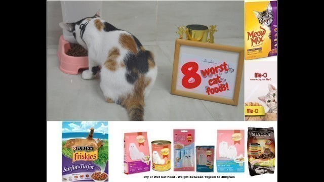 '8 WORST CAT FOOD BRANDS THAT YOU SHOULD AVOID! ❌❌'