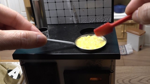 'MiniFood 食べれるミニチュア オムライス miniature Omelette Rice'