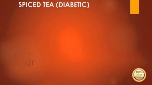 'SPICED TEA - HEALTHY FOOD - DIABETIC FOOD - How To QUICKRECIPES'